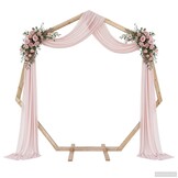 vidaXL Trouwrand Licht Bruin 221 x 92 x 216 cm Massief grenenhout
