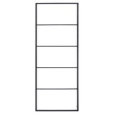 vidaXL Handdoekenrek 45x10x115 cm staal zwart