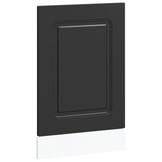 vidaXL Vaatwaspaneel Kalmar 45x1,5x57 cm bewerkt hout zwart