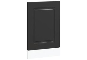 vidaXL Vaatwaspaneel Kalmar 45x1,5x57 cm Zwart Bewerkt Hout - 32% Korting