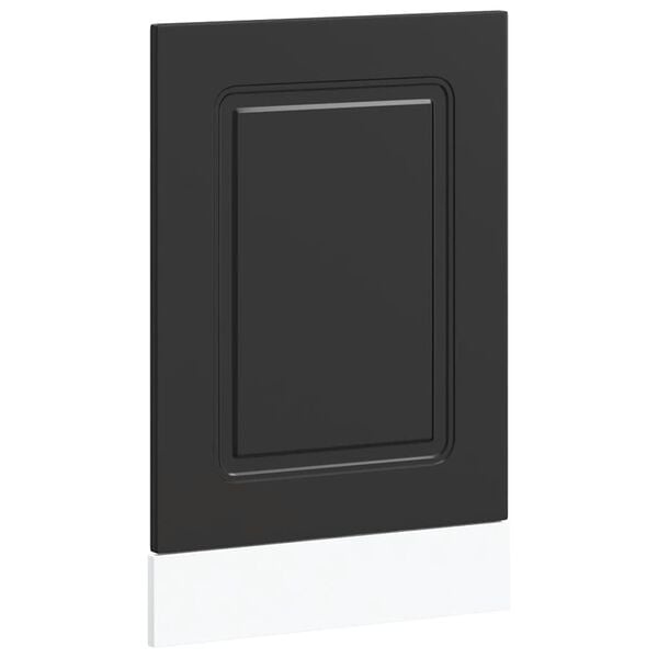 vidaXL Vaatwaspaneel Kalmar 45x1,5x57 cm bewerkt hout zwart