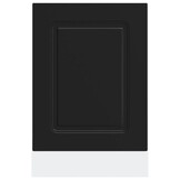 vidaXL Vaatwaspaneel Kalmar 45x1,5x57 cm bewerkt hout zwart