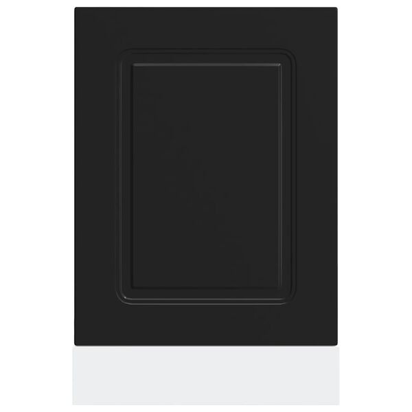 vidaXL Vaatwaspaneel Kalmar 45x1,5x57 cm bewerkt hout zwart