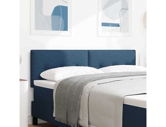 vidaXL in hoogte verstelbaar hoofdbord Blauw 144 cm Stof