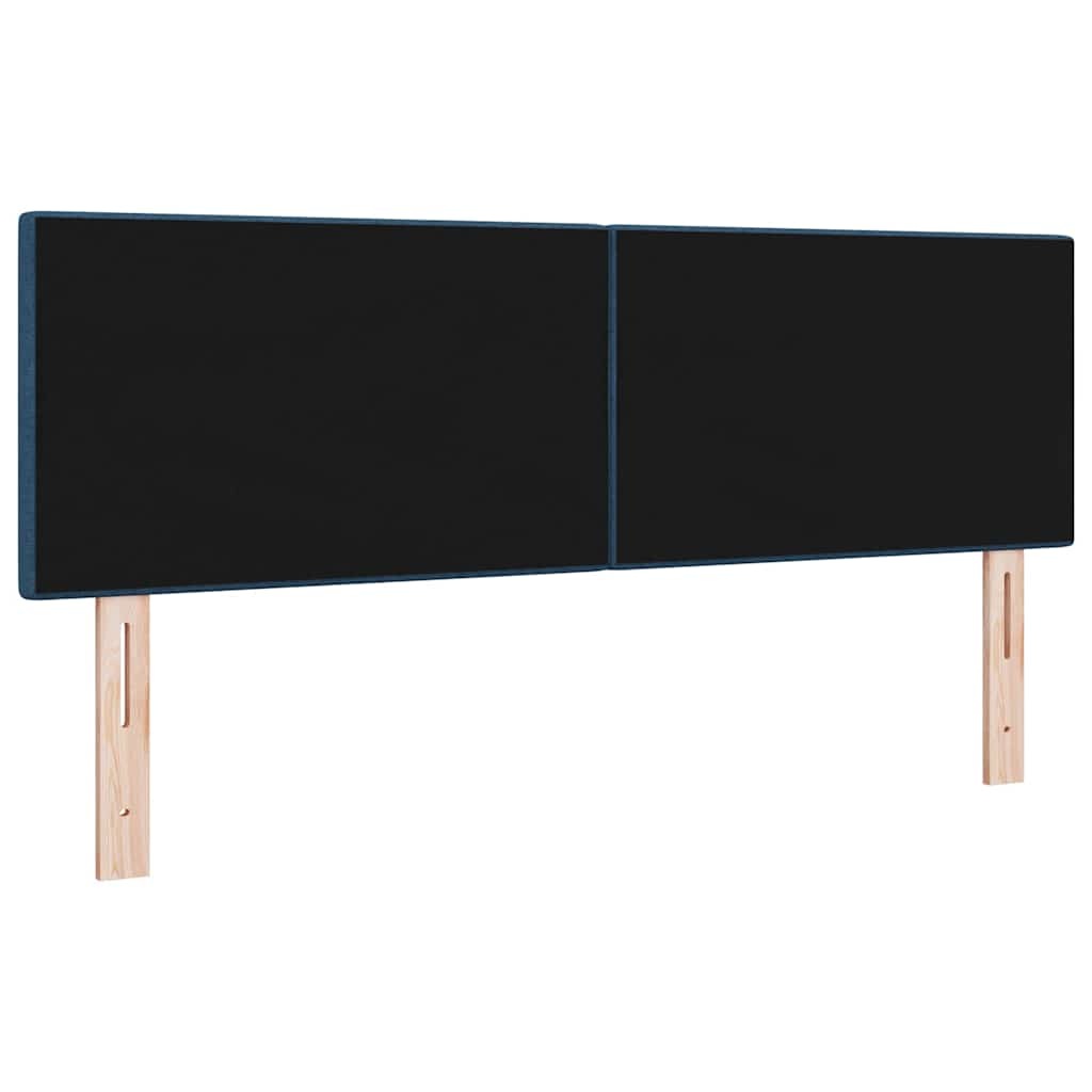 vidaXL in hoogte verstelbaar hoofdbord Blauw 144 cm Stof