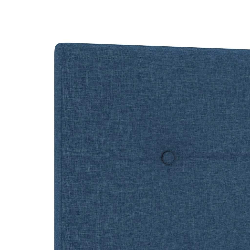 vidaXL in hoogte verstelbaar hoofdbord Blauw 144 cm Stof