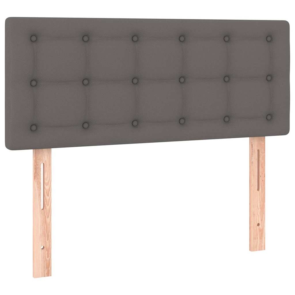 vidaXL Hoofdbord 90x5x78/88 cm kunstleer grijs
