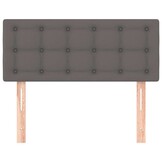 vidaXL Hoofdbord 90x5x78/88 cm kunstleer grijs