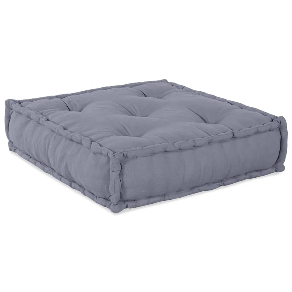 vidaXL Modulair Sofabet Stof Grijs 70 x 70 x 56 cm