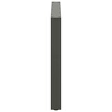 vidaXL Eettafelpoten 2 st U-vormig 100x(72-73) cm staal antraciet