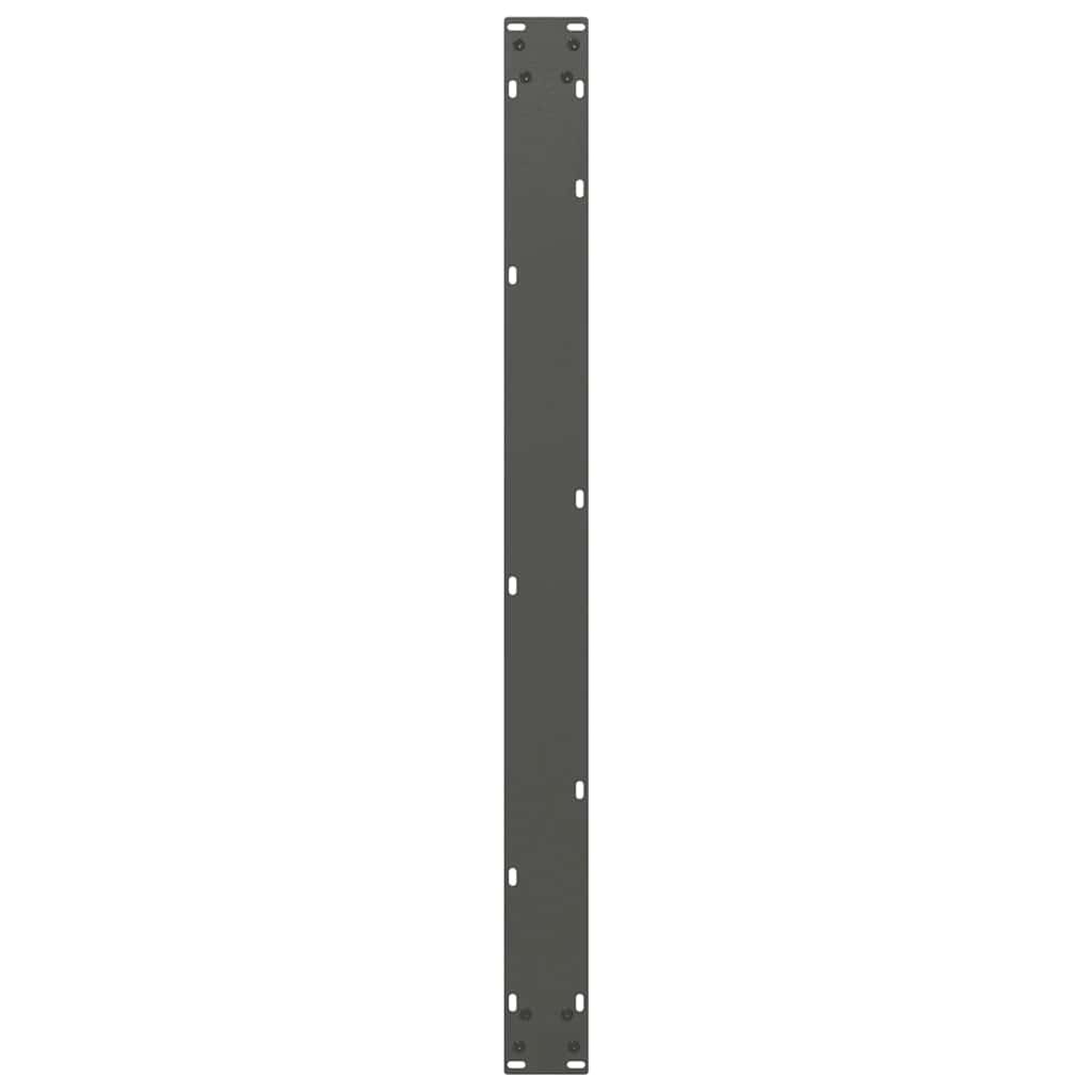 vidaXL Eettafelpoten 2 st U-vormig 100x(72-73) cm staal antraciet