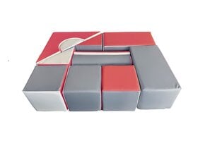 XXL Foam Blokken Set 11 Stuks Wit Grijs Koraal 27% Korting