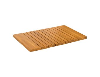 vidaXL Badmat Naturel 59 x 40 cm Massief Acaciahout