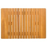 vidaXL Badmat Naturel 59 x 40 cm Massief Acaciahout