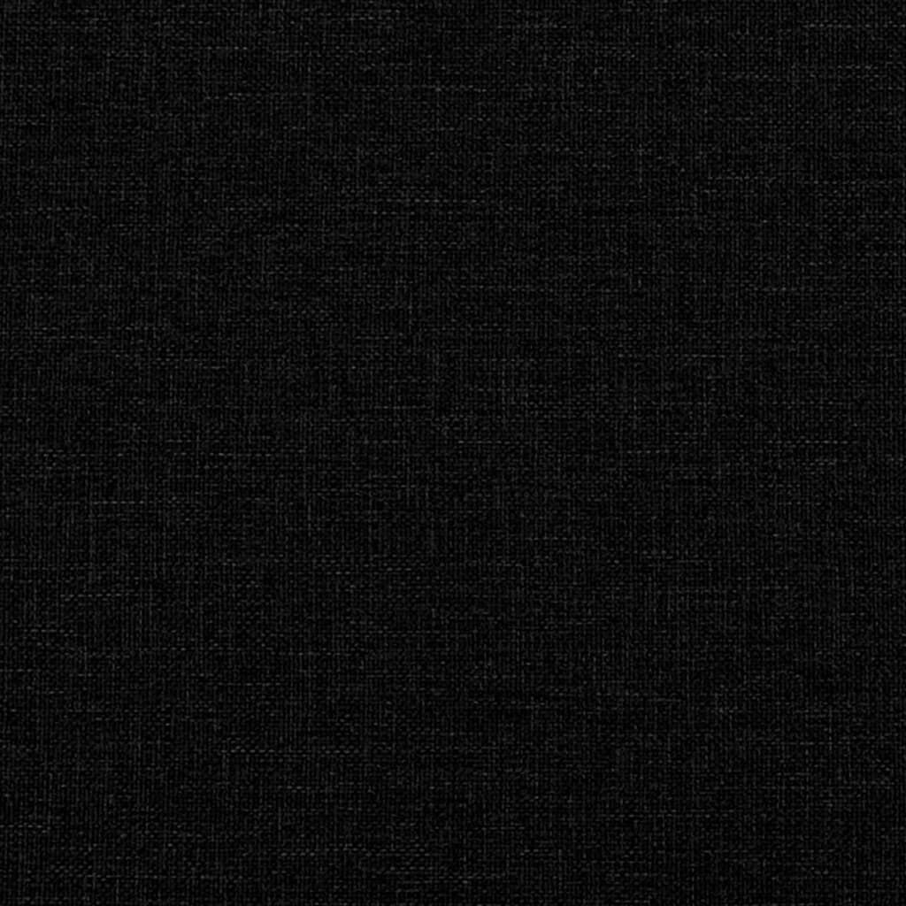 vidaXL Voetenbank 60x50x41 cm stof zwart
