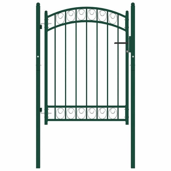 vidaXL Tuinpoorten EMMEN 104 x 98,5 cm Vergrendelbaar
