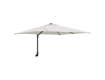 vidaXL Tuinparasol Beige, Zwart 248.5 x 247.5 x 160 cm