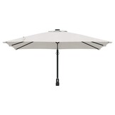 vidaXL Tuinparasol Beige, Zwart 248.5 x 247.5 x 160 cm