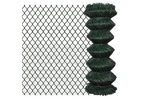 Groen Gaashek 1x15m - Stalen Draad met PVC Coating - 34% Korting