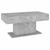 vidaXL Salontafel 96x50x45 cm bewerkt hout betongrijs