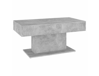 vidaXL Salontafel 96x50x45 cm bewerkt hout betongrijs