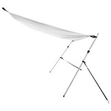 vidaXL Schaduwdoek T-top 170x208x(115-183) cm wit