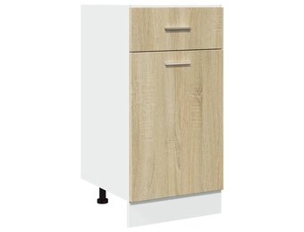 vidaXL Onderkast met lade Lyon 40x46x81,5 cm sonoma eikenkleurig