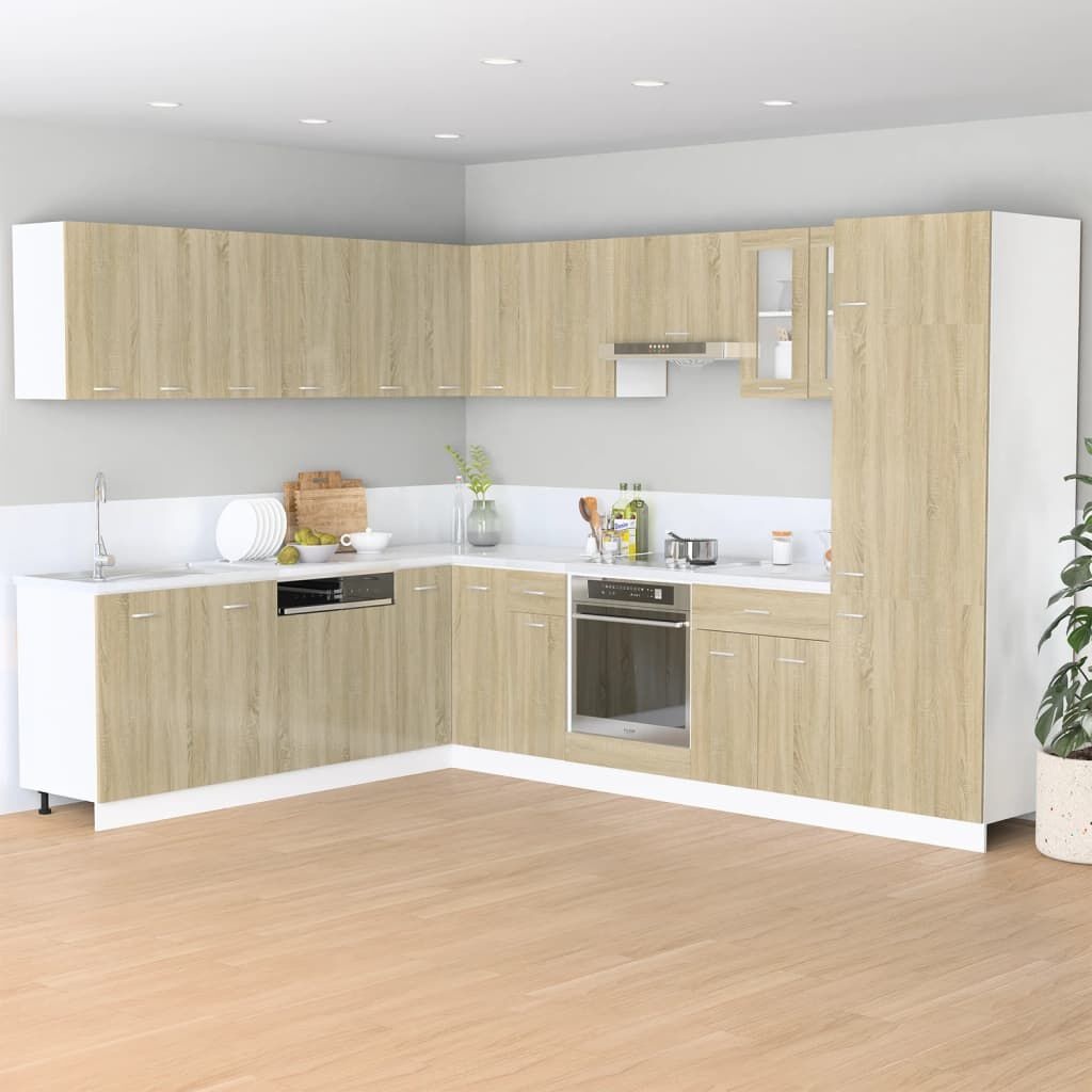 vidaXL Onderkast met lade Lyon 40x46x81,5 cm sonoma eikenkleurig