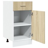vidaXL Onderkast met lade Lyon 40x46x81,5 cm sonoma eikenkleurig