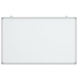 vidaXL Whiteboard magnetisch 100x60x1,7 cm aluminium