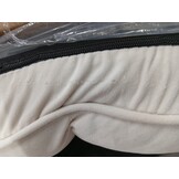 vidaXL Vloerstoel draaibaar fluweel crèmekleurig