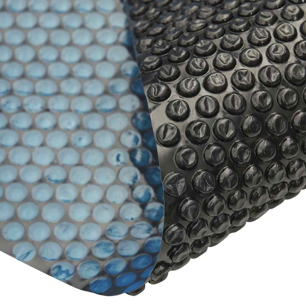 vidaXL Zwembadfolie solar drijvend 500x300 cm PE zwart en blauw