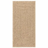vidaXL Vloerkleed ZIZUR binnen en buiten 60x110 cm jute look