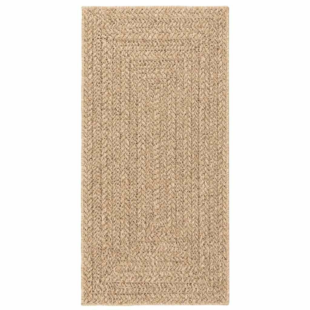 vidaXL Vloerkleed ZIZUR binnen en buiten 60x110 cm jute look