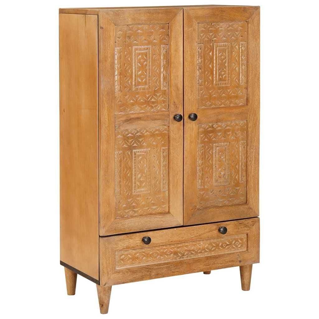 Hoge Kast van Massief Mango Hout - 60x33x100 cm (35% Korting)