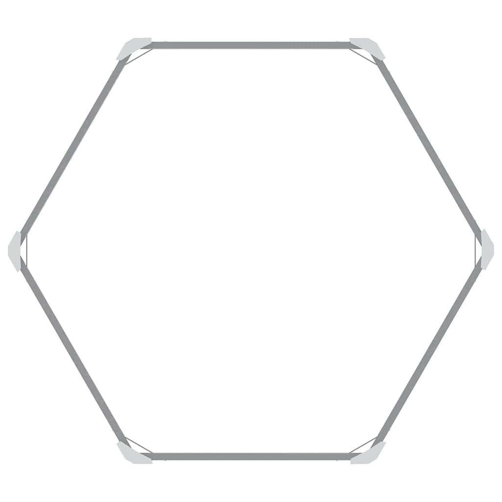 Verhoogde Plantenbak 129x129x77 cm Gegalvaniseerd Staal Grijs - 33% Korting