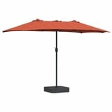 Tuinparasol Terracotta 385x209x244 cm - 54% Korting!