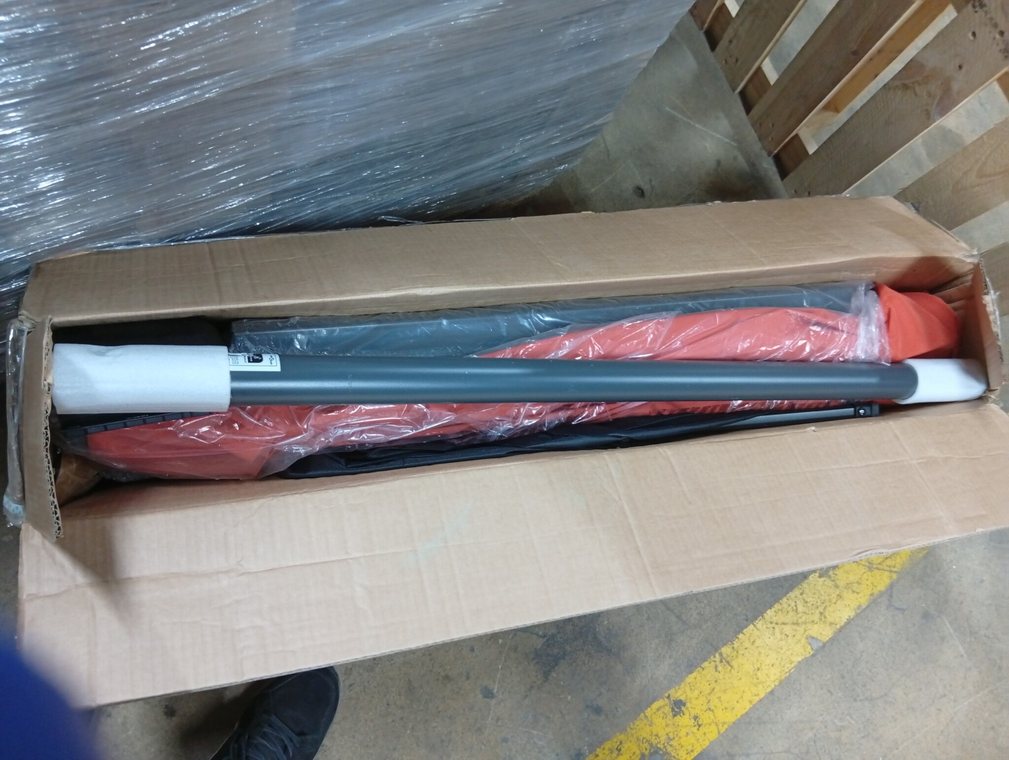 Tuinparasol Terracotta 385x209x244 cm - 54% Korting!