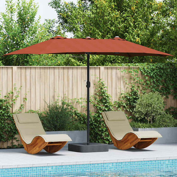 Tuinparasol Terracotta 385x209x244 cm - 54% Korting!