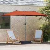 Tuinparasol Terracotta 385x209x244 cm - 54% Korting!