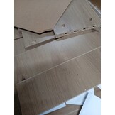 Tv-meubel met wielen - Hout Artisanaal Eiken - 54% Korting