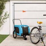 Hondenfietskar Oxford Stof Blauw/Zwart - 34% Korting