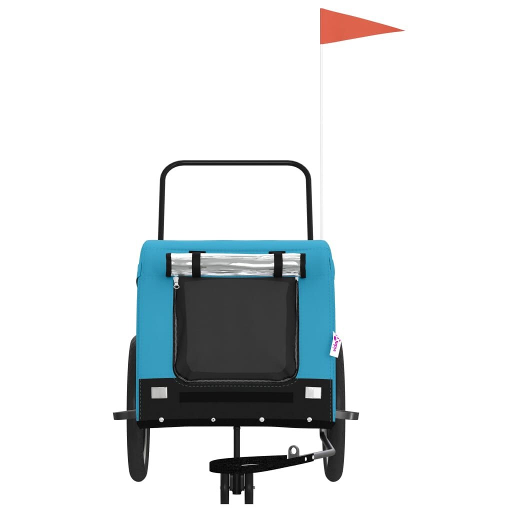 Hondenfietskar Oxford Stof Blauw/Zwart - 34% Korting