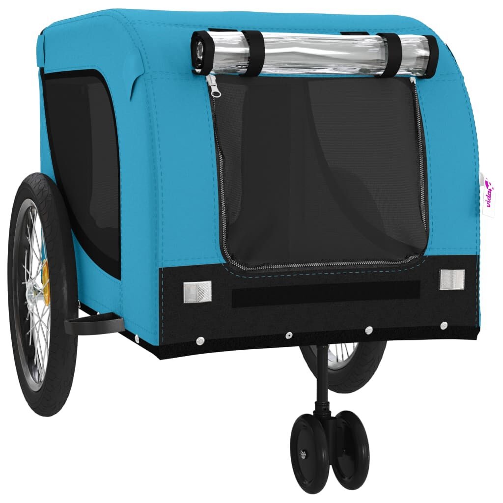 Hondenfietskar Oxford Stof Blauw/Zwart - 34% Korting