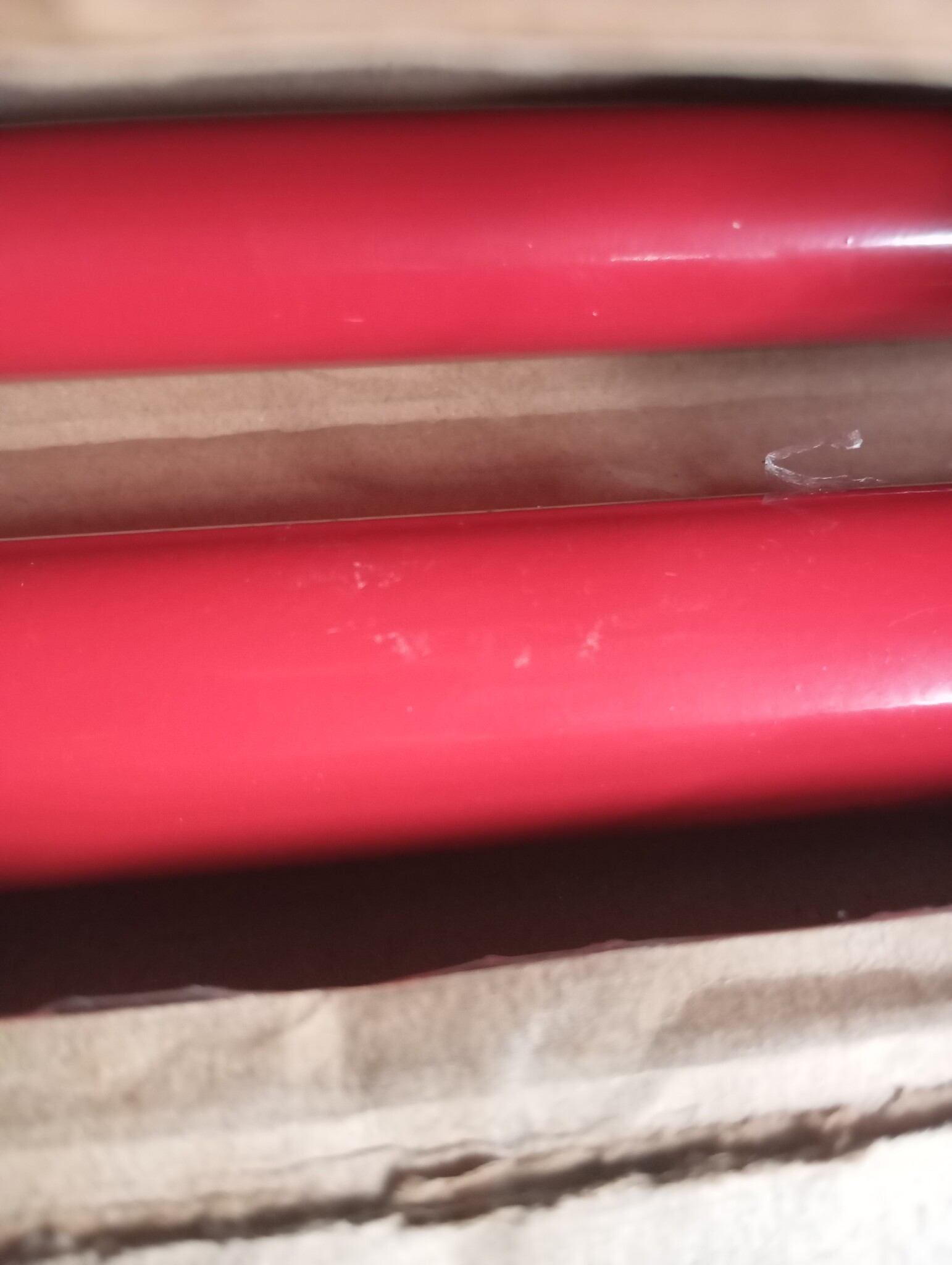Rekstokken Set (2x) 125 cm Staal Rood - 51% Korting!