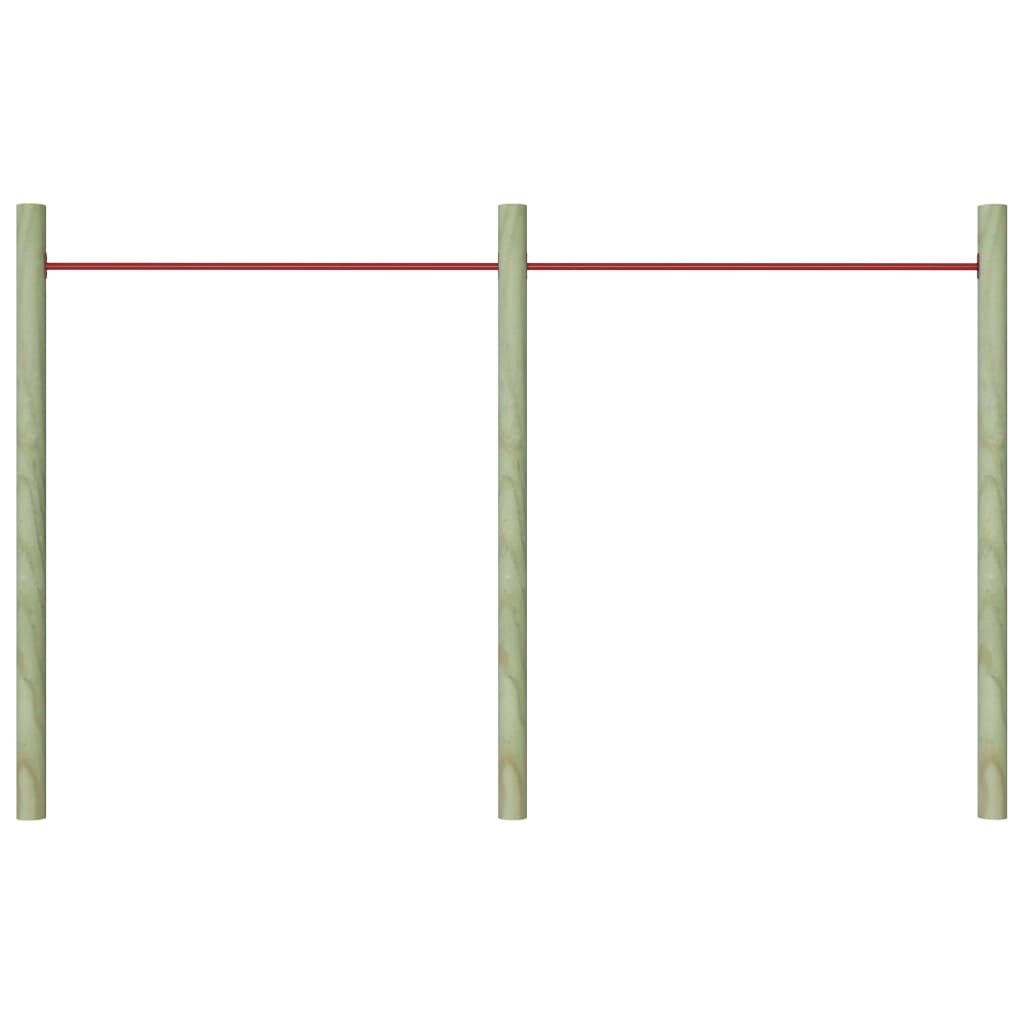 Rekstokken Set (2x) 125 cm Staal Rood - 51% Korting!