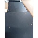 vidaXL Schoenenbank 110x38x45,5 cm massief grenenhout zwart