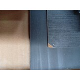 vidaXL Schoenenbank 110x38x45,5 cm massief grenenhout zwart