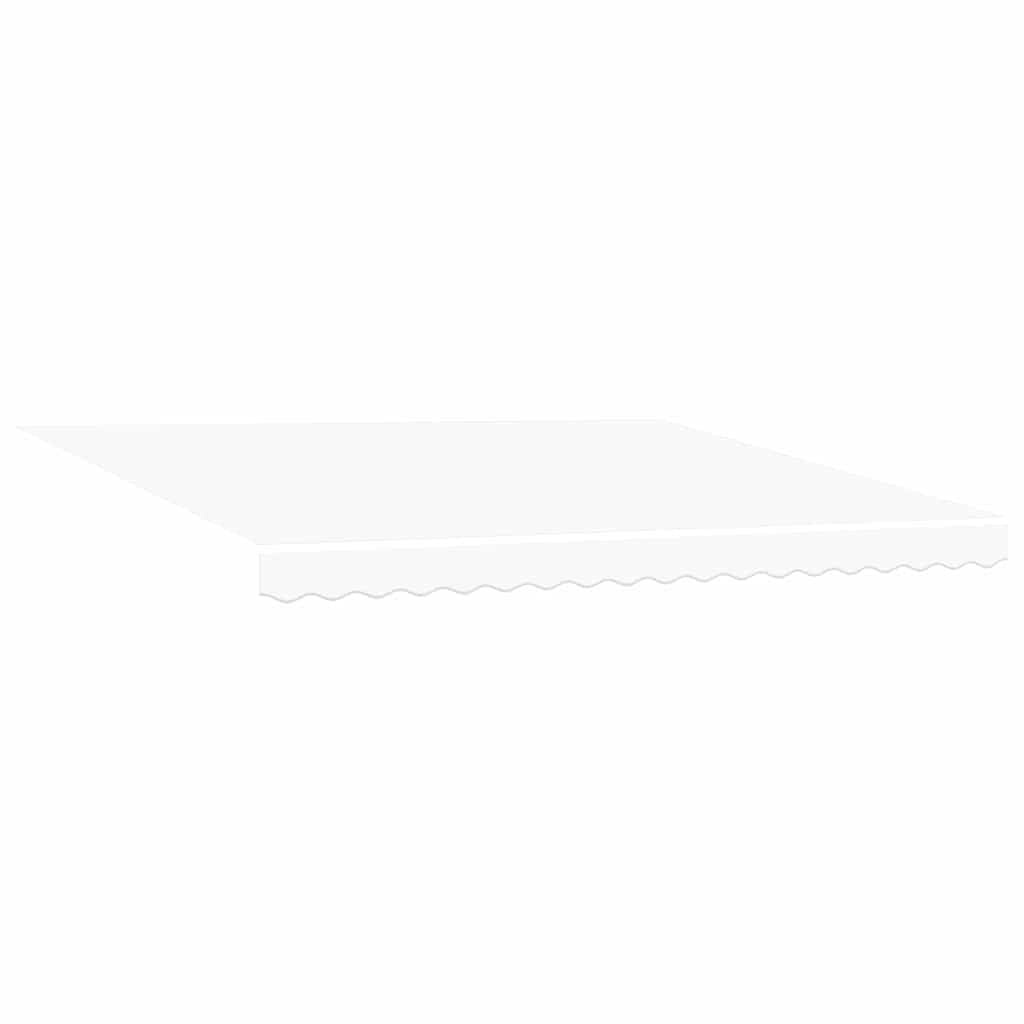 vidaXL Vervangingsdoek voor zonnescherm Wit 380 x 295 cm Polyester
