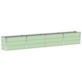 VidaXL Plantenbak Groen 320x40x45cm Staal - 34% Korting